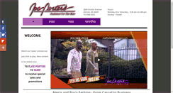 Desktop Screenshot of joeportersmenswear.com